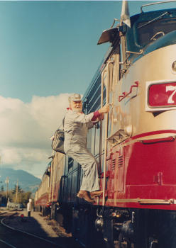 Lou on the Wine Train